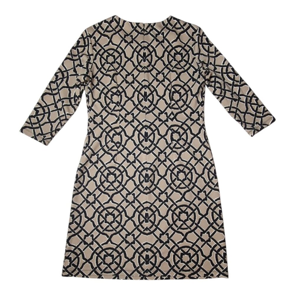 J. McLaughlin Print Dress 3/4 Sleeve Catalina Cloth Womens Small - Picture 2 of 6